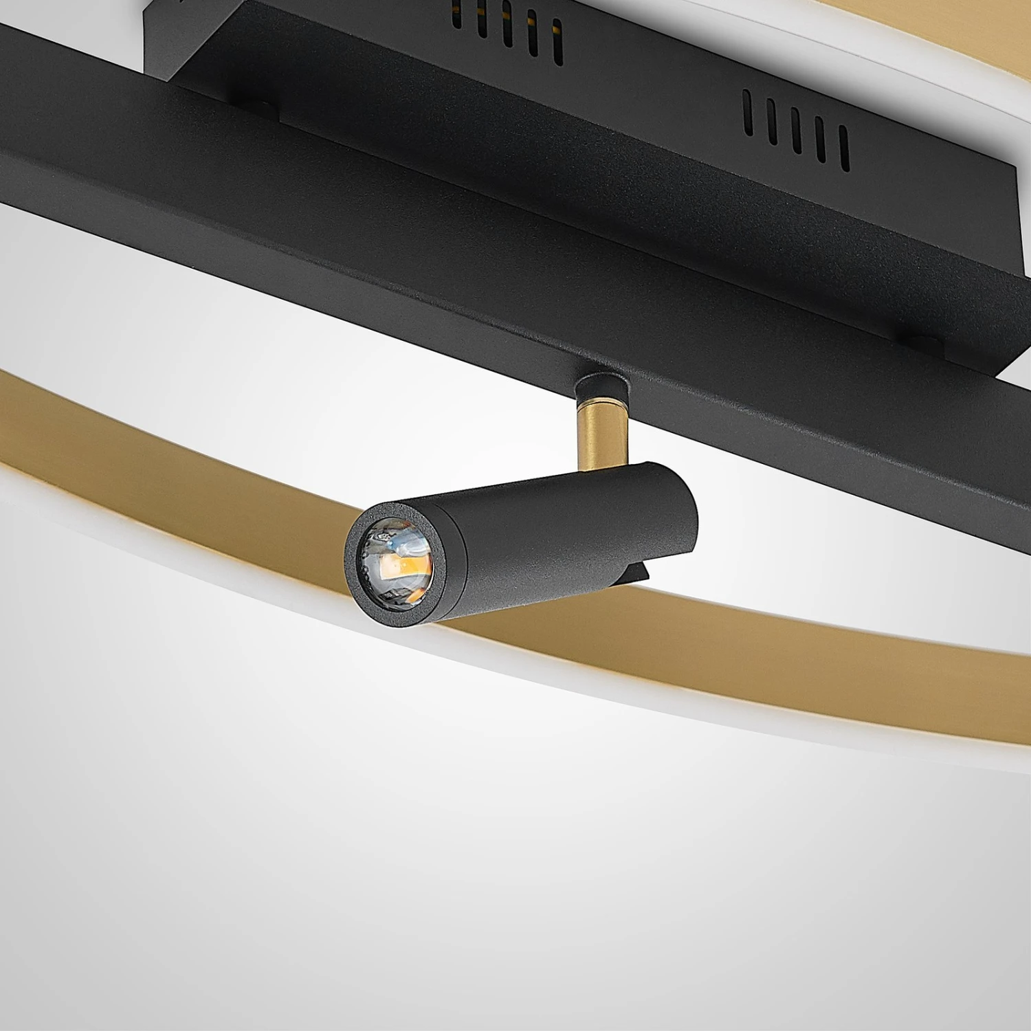 Lucande Matwei LED-Deckenlampe, Oval, Messing 8 Lucande Matwei LED-Deckenlampe, Oval, Messing – Bild 8