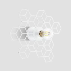 Lucande Alexaru Wandleuchte, Waben, Weiß 16 Lucande Alexaru Wandleuchte, Waben, Weiß -Lucande 9639248 7