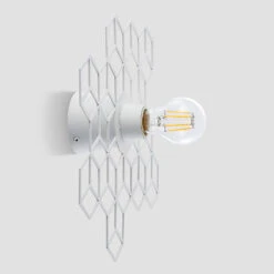 Lucande Alexaru Wandleuchte, Waben, Weiß 17 Lucande Alexaru Wandleuchte, Waben, Weiß -Lucande 9639248 8