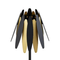 Lucande Lounit Tischleuchte, Schwarz-gold -Lucande 9639249 3