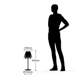 Lucande Lounit Tischleuchte, Schwarz-gold -Lucande 9639249 6