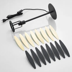 Lucande Lounit Tischleuchte, Schwarz-gold -Lucande 9639249 8