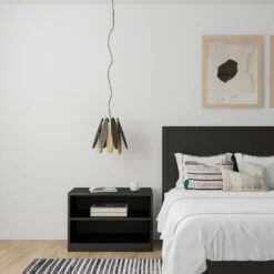 Lucande Lounit Hängelampe, Schwarz-gold, 1-flammig 11 Lucande Lounit Hängelampe, Schwarz-gold, 1-flammig -Lucande 9639251 2