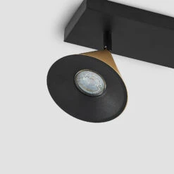 Lucande Kartio Deckenlampe, 3-fl.,neigbar, Messing -Lucande 9639267 6