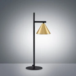 Lucande Kartio Tischleuchte, Messing -Lucande 9639271 6