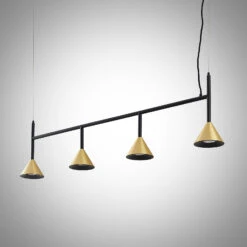 Lucande Kartio Hängeleuchte, Messing -Lucande 9639275 4