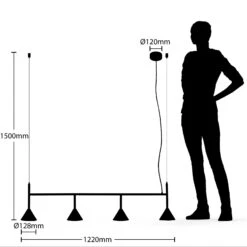 Lucande Kartio Hängeleuchte, Messing -Lucande 9639275 7