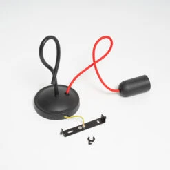 Lucande Jorna Hängeleuchte, Einflammig, Kabel Rot 16 Lucande Jorna Hängeleuchte, Einflammig, Kabel Rot -Lucande 9639382 7