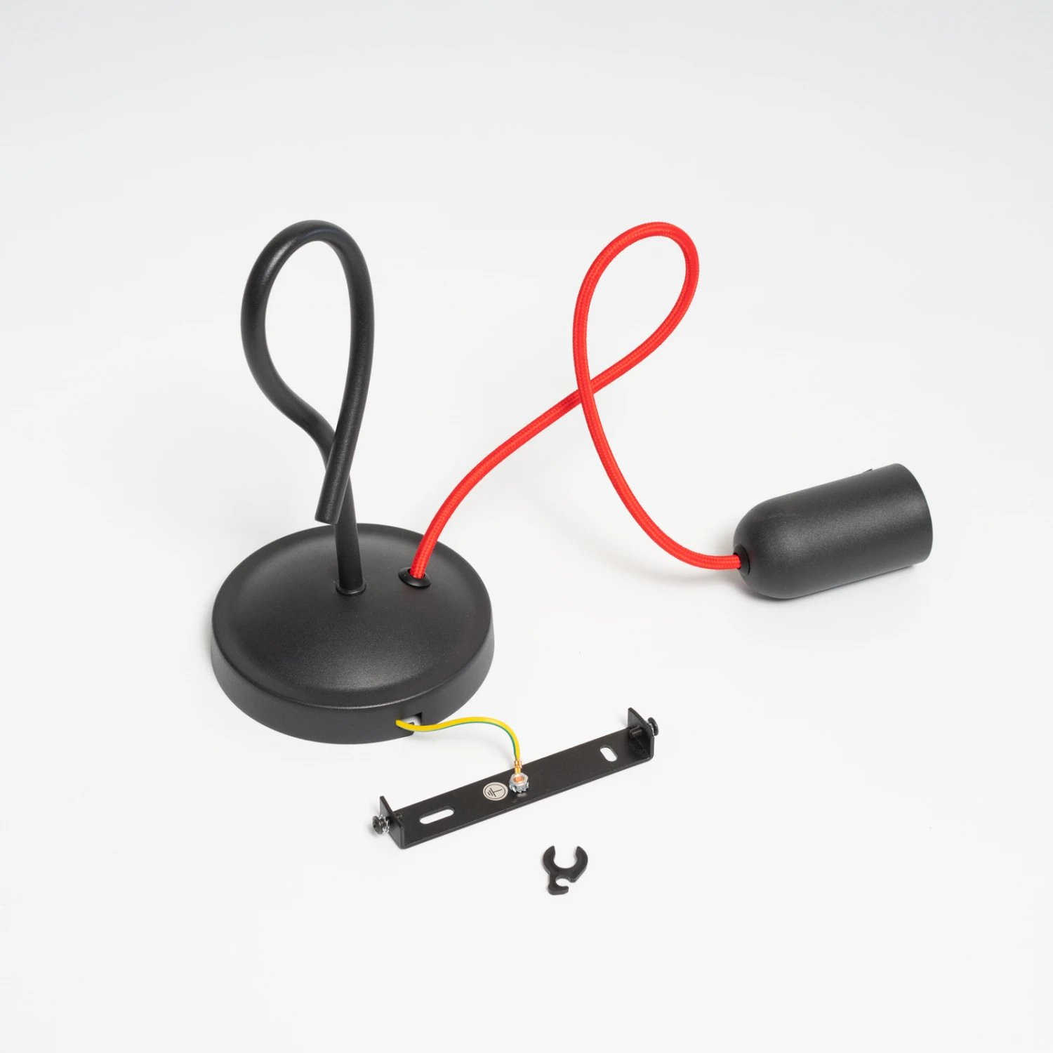 Lucande Jorna Hängeleuchte, Einflammig, Kabel Rot 8 Lucande Jorna Hängeleuchte, Einflammig, Kabel Rot – Bild 8