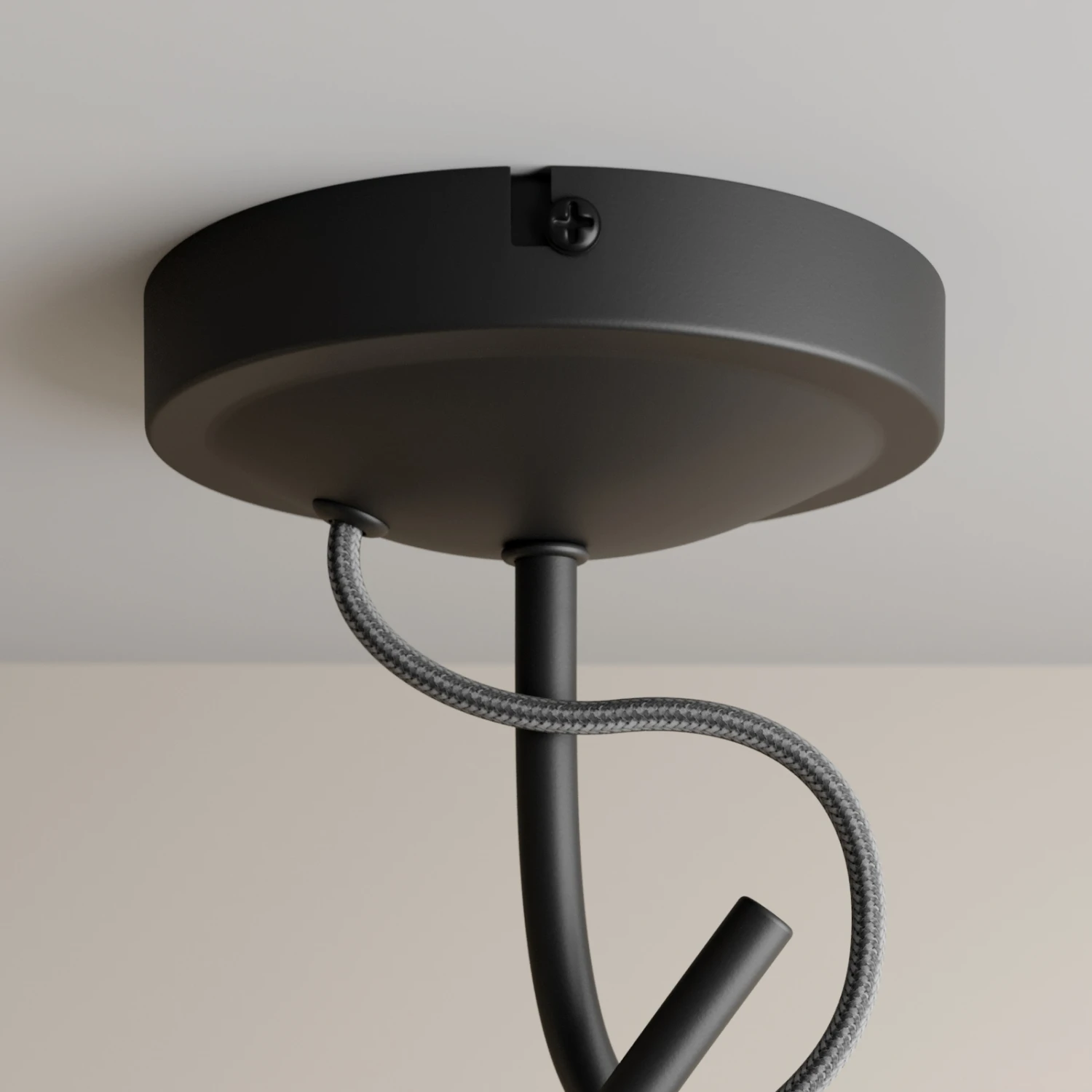 Lucande Jorna Hängeleuchte, Einflammig, Kabel Grau 4 Lucande Jorna Hängeleuchte, Einflammig, Kabel Grau – Bild 4