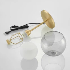 Lucande Mylah Tischleuchte Mit Glasschirmen -Lucande 9639390 8