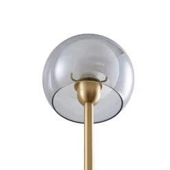 Lucande Mylah Stehleuchte Mit Glasschirm, Messing -Lucande 9639399 6