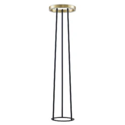 Lucande Seppe LED-Stehleuchte, Ø 30 Cm, Messing -Lucande 9639423 2