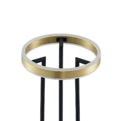 Lucande Seppe LED-Stehleuchte, Ø 30 Cm, Messing -Lucande 9639423 5