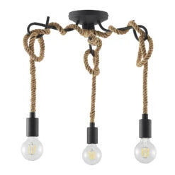 Lucande Ropina Deckenleuchte, Dreiflammig -Lucande 9639431 3