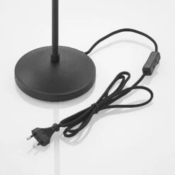 Lucande Binta Stofftischleuchte, Vintage, Rostrot -Lucande 9639441 7