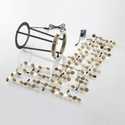 Lucande Glimmo LED-Tischleuchte, Schwarz, Messing -Lucande 9639494 7