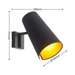 Lucande Kemoni Wandleuchte, Einflammig -Lucande 9639544 4