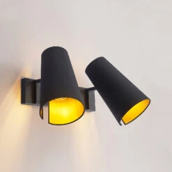 Lucande Kemoni Wandleuchte, Zweiflammig -Lucande 9639545 5