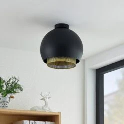 Lucande Sivanel Deckenleuchte, Doppelter Schirm -Lucande 9639555 2