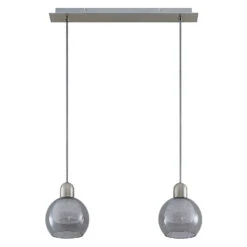 Lucande Kaiya Hängeleuchte, Glas, Zweiflammig -Lucande 9639565 2