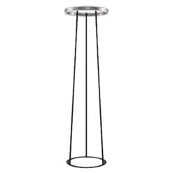 Lucande Seppe LED-Stehleuchte, Ø 50 Cm, Nickel -Lucande 9639571 2