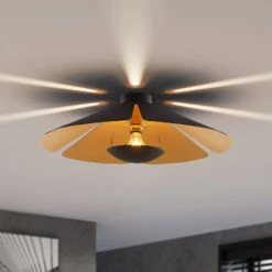 Lucande Jemmily Deckenlampe, Einflammig, Rund