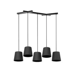 Lucande Thamila Hängeleuchte, Schwarz, Eisen -Lucande 9639621 3