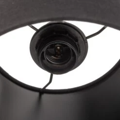 Lucande Thamila Hängeleuchte, Schwarz, Eiche -Lucande 9639622 7