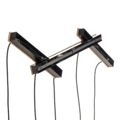 Lucande Thamila Hängeleuchte, Schwarz, Eiche -Lucande 9639622 8