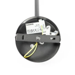 Lucande Sotiana Hängelampe, 6 Glaskugeln, Schwarz -Lucande 9639642 4