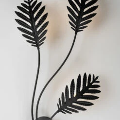 Lucande Aparas Wandleuchte Mit Blattdekor -Lucande 9639652 4