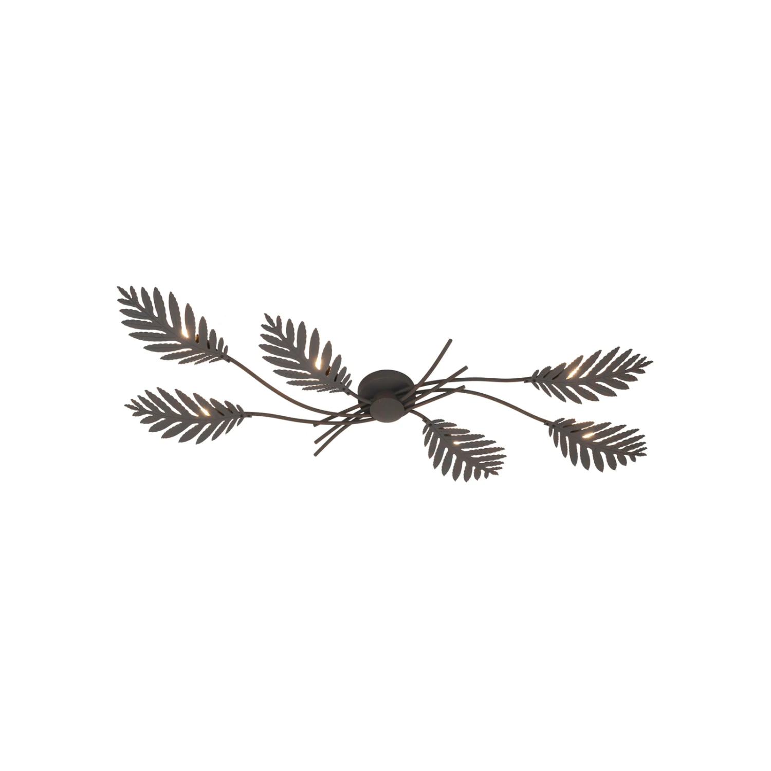 Lucande Nelian Deckenleuchte Mit Pflanzendekor, G9 4 Lucande Nelian Deckenleuchte Mit Pflanzendekor, G9 – Bild 4