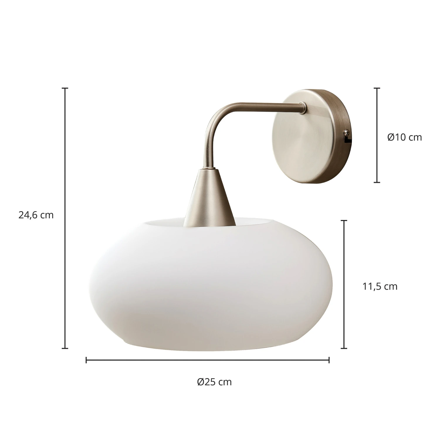 Lucande Sharvil Wandleuchte Aus Stahl Und Glas 5 Lucande Sharvil Wandleuchte Aus Stahl Und Glas – Bild 5