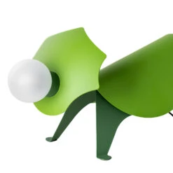 Lucande Idalina LED-Tischlampe, Drache, Grün -Lucande 9639749 4