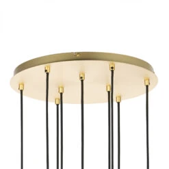 Lucande Taylan Hängeleuchte 9-flammig Rondell 16 Lucande Taylan Hängeleuchte 9-flammig Rondell -Lucande 9639758 7