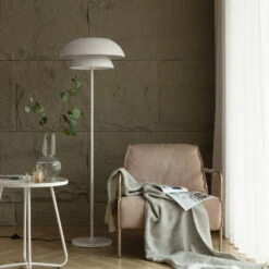 Lucande Kellina Stehleuchte In Weiß -Lucande 9639772 2