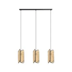 Lucande Bassiola Hängelampe Aus Bambus, 3-flammig 10 Lucande Bassiola Hängelampe Aus Bambus, 3-flammig -Lucande 9639777 2