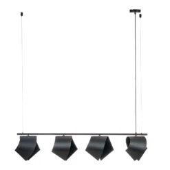 Lucande Mikolay Hängeleuchte, Vierflammig, Schwarz -Lucande 9639778 2