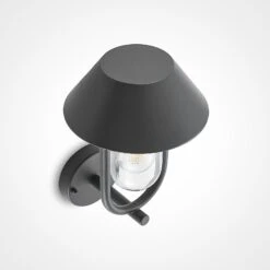 Lucande Olinum Außenwandleuchte, Dunkelgrau -Lucande 9647097 3