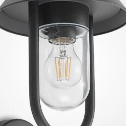 Lucande Olinum Außenwandleuchte, Dunkelgrau -Lucande 9647097 4