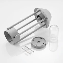 Lucande Olinum Sockelleuchte, Silbergrau 17 Lucande Olinum Sockelleuchte, Silbergrau -Lucande 9647102 8