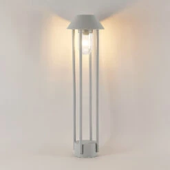 Lucande Olinum Wegeleuchte, Silbergrau -Lucande 9647104 3