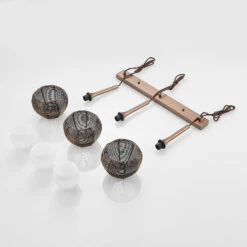 Lucande Tetira Hängelampe, 3-fl., Lang, Braun -Lucande 9920008 7