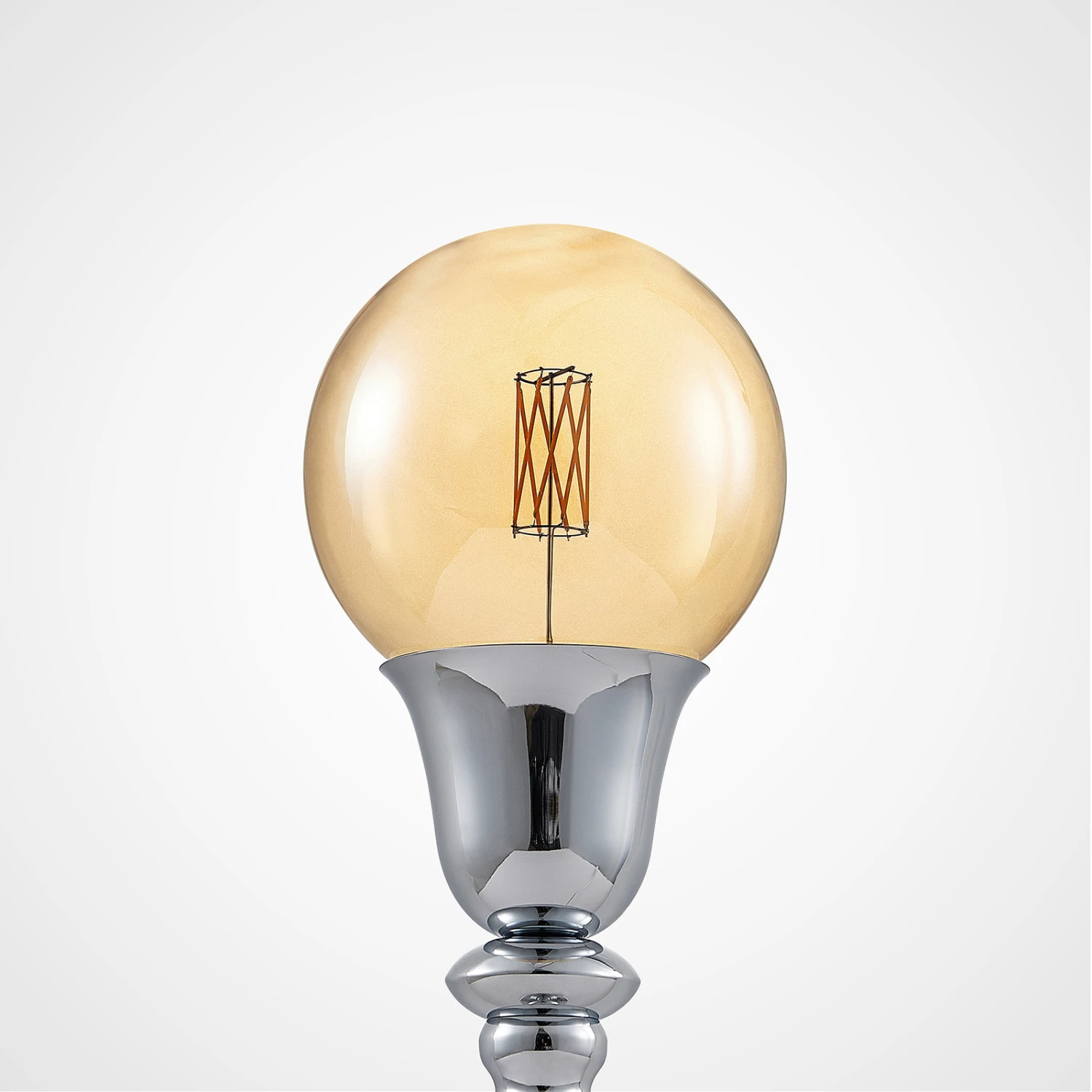 Lucande Gesja Tischleuchte, Schirmlos, Chrom 4 Lucande Gesja Tischleuchte, Schirmlos, Chrom – Bild 4