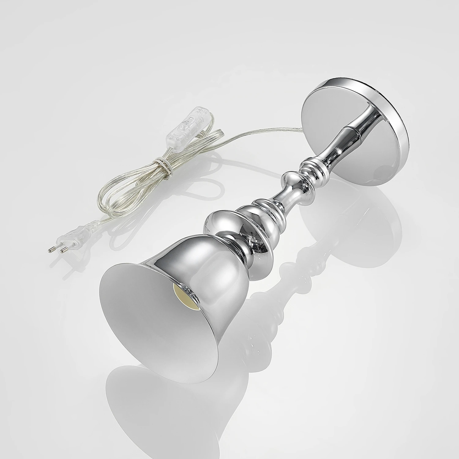 Lucande Gesja Tischleuchte, Schirmlos, Chrom 8 Lucande Gesja Tischleuchte, Schirmlos, Chrom – Bild 8