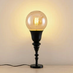 Lucande Gesja Tischleuchte, Schirmlos, Schwarz 11 Lucande Gesja Tischleuchte, Schirmlos, Schwarz -Lucande 9920022 2