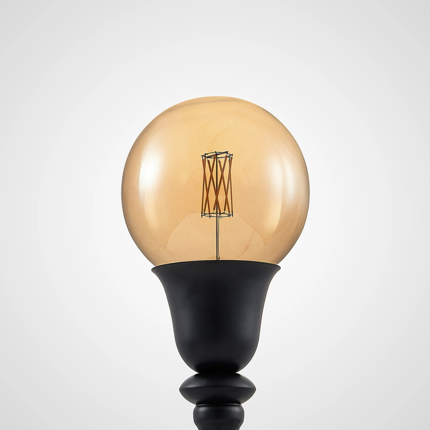 Lucande Gesja Tischleuchte, Schirmlos, Schwarz 4 Lucande Gesja Tischleuchte, Schirmlos, Schwarz – Bild 4