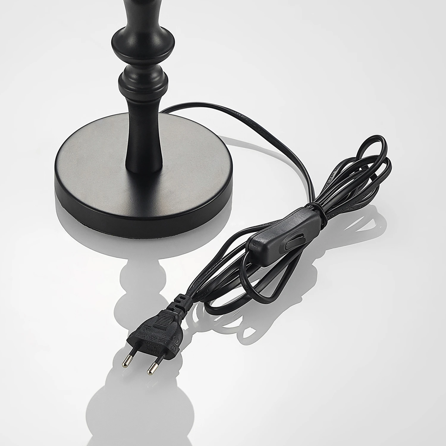 Lucande Gesja Tischleuchte, Schirmlos, Schwarz 8 Lucande Gesja Tischleuchte, Schirmlos, Schwarz – Bild 8