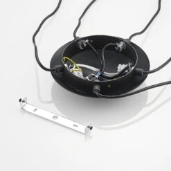 Lucande Serina Hängelampe, Fünfflammig Glas Kupfer -Lucande 9920035 8